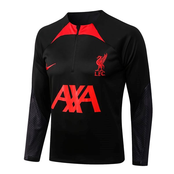 Sudadera De Training Liverpool Top 2023 Negro